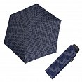 Dámský skládací deštník 	Doppler Mini Slim Carbonsteel GLOW - modrý