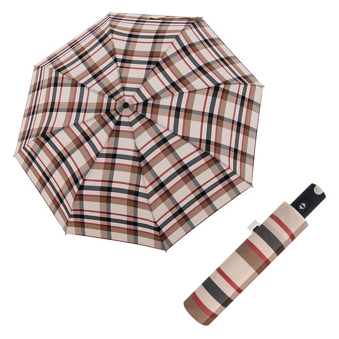 Doppler Magic Carbonsteel káro - dámský plně-automatický deštník vzor 2