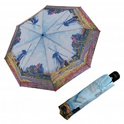 Doppler Magic Mini Art Collection Monet "Větrné mlýny" - dámský plně-automatický deštník