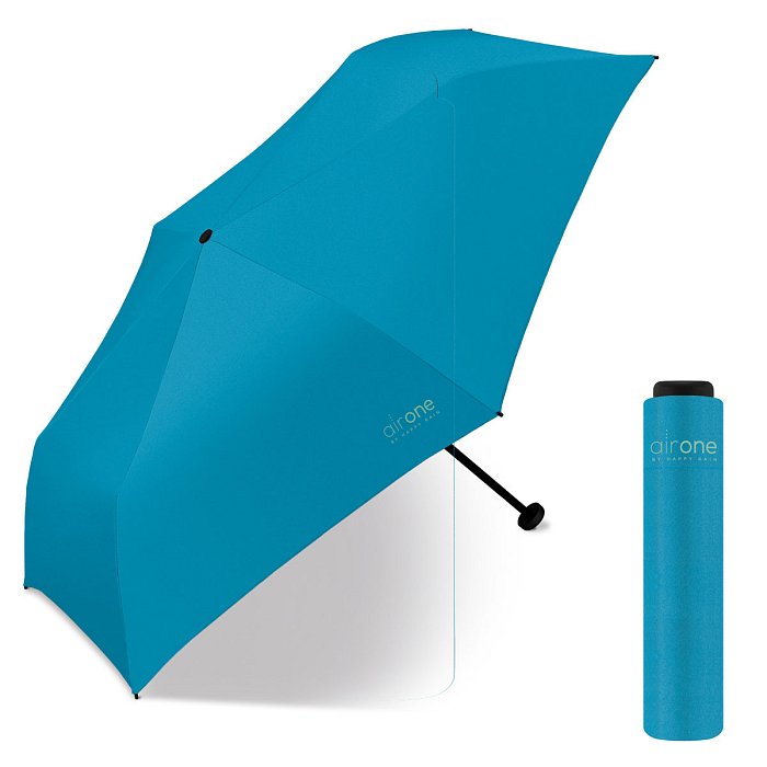 Happy Rain Air ONE - dámský skládací mini deštník, světle modrá