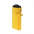 Doppler Handy Fiber 27 - dámský skládací mini deštník, žlutý složený