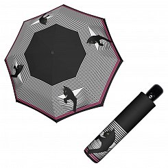 Doppler Magic Fiber COZY CAT - dámsky skladací plne-automatický dáždnik