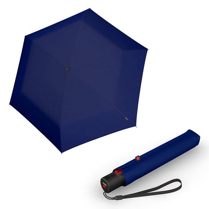 Knirps Ultra U.200 Medium Duomatic - unisex plně-automatický deštník tmavě modrá