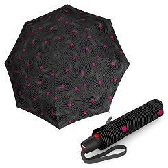 Knirps T.200 Medium Duomatic Mediate Black - dámský plně automatický deštník