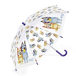 Happy Rain Kids POE BLUEY Allover - detský priehľadný dáždnik 