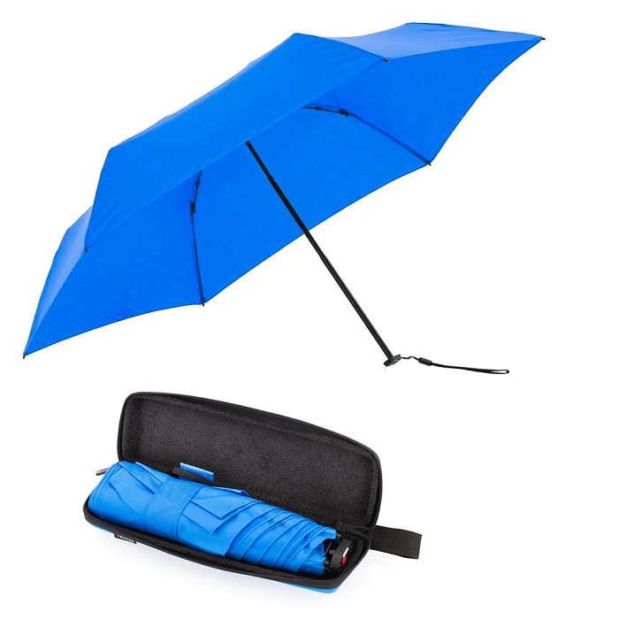 KNIRPS X4U Ultra Light Slim Neon Blue - lehký skládací deštník