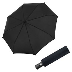Doppler Magic Fiber Flipback - pánsky plne-automatický dáždnik čierna