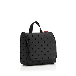 Toaletná taštička Reisenthel Toiletbag Glossy Dots Black 