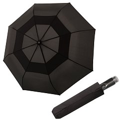 Doppler Magic Fiber XM Air černý - pánský plně automatický deštník