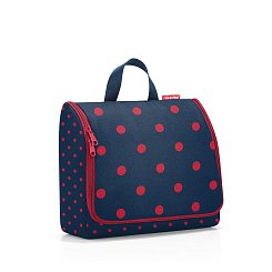 Kozmetická taštička Reisenthel Toiletbag XL Mixed Dots Red 