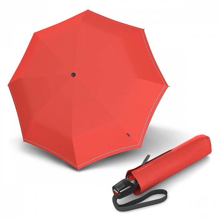 Knirps T.200 Medium Duomatic Coral - dámský plně-automatický deštník