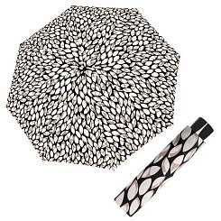 Doppler Mini Fiber LEAVES - dámsky skladací dáždnik béžová