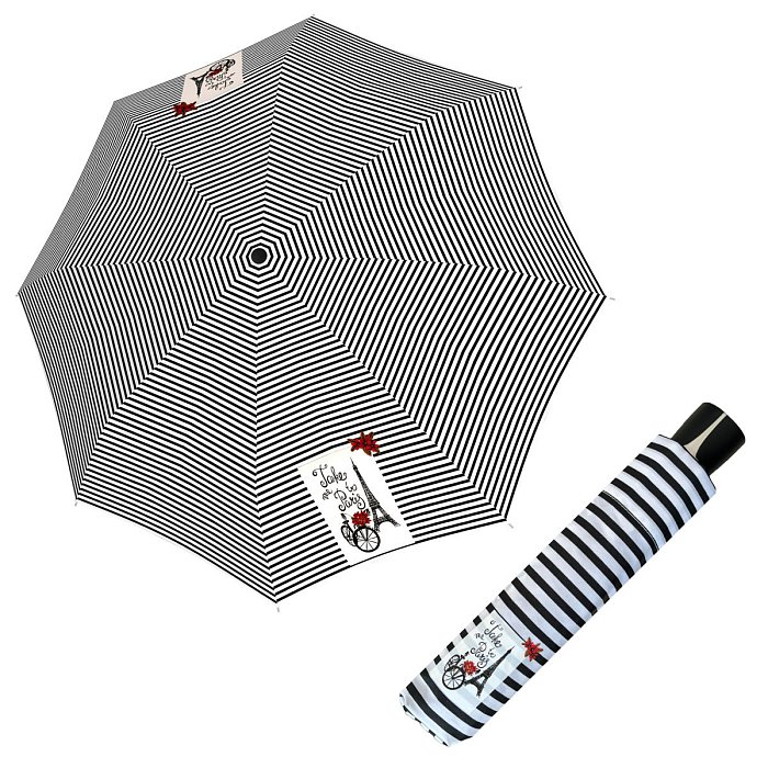Doppler Mini Fiber TAKE ME TO PARIS - dámský skládací mechanický deštník