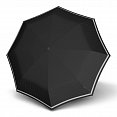 Knirps T.200 Medium Duomatic REFLECTIVE Rain - pánský plně-automatický deštník otevřený