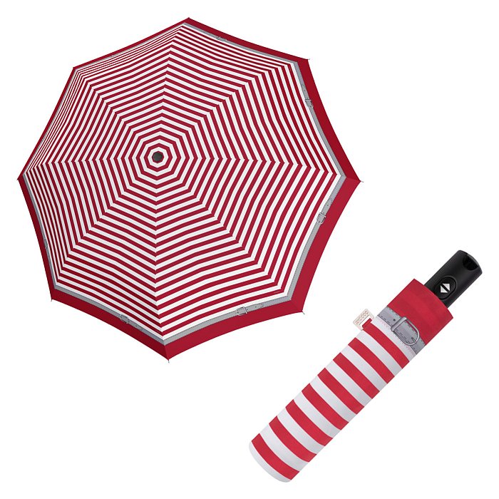 Doppler Magic Carbonsteel DELIGHT - dámský plně-automatický deštník červená