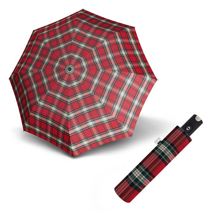 Doppler Magic Carbonsteel káro - dámský plně-automatický deštník vzor 1